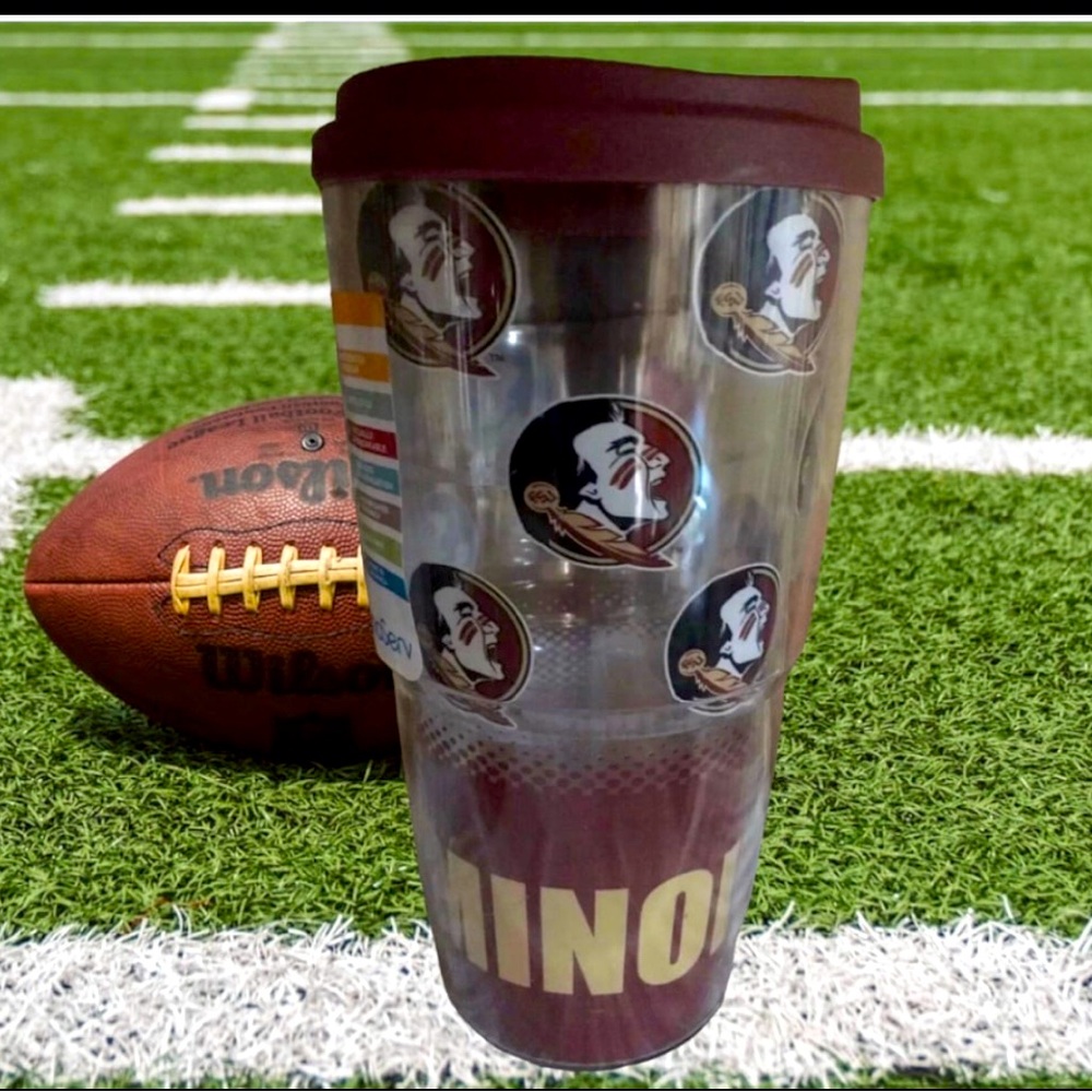 Florida State FSU Seminoles Tervis 24 oz Hot/Cold insulated logo Tumbler NWT